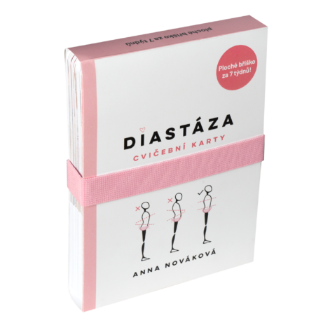 cvičební karty diastáza