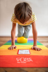 dětské cvičební karty silný střed těla