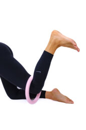 silikonový posilovací kruh růžový