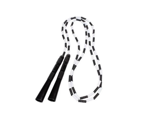 černo-bílé korálkové švihadlo